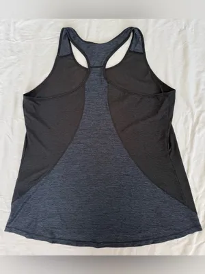 DSG XL Black Racerback Workout Tank‎ Top Athletic Moisture Wicking thumbnail 2