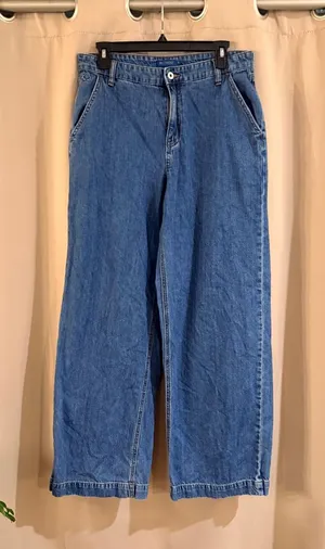 Biltmore Classic Wide-Leg Blue Denim Jeans - Women thumbnail 1