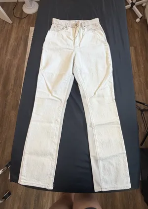 Abercrombie Leather Jeans Mixed Slim Straight Curve thumbnail 1