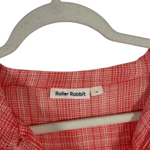 Roller‎ Rabbit Orange Embroidered 100% Cotton Tassel Blouse Preppy Womens Medium thumbnail 5