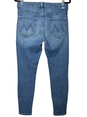 Mother High Waisted Looker Ankle Jeans Size 31 thumbnail 5