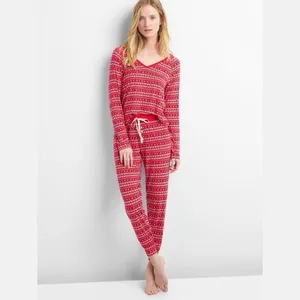 ✨ HP✨Print modal V-neck sleep tee✨ thumbnail 2