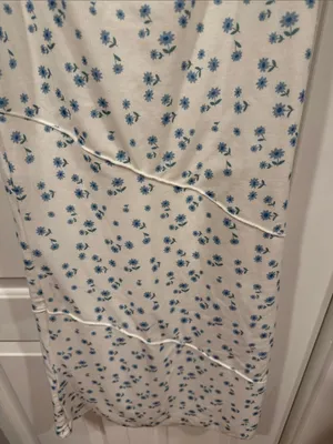 Princess Polly Oscar White Strapless Dress with Blue‎ Floral Print medium nwt thumbnail 4