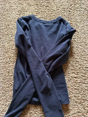 Navy H&M Long Sleeve Top thumbnail 5