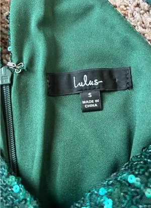 Lulus Green Sequin Dress thumbnail 5