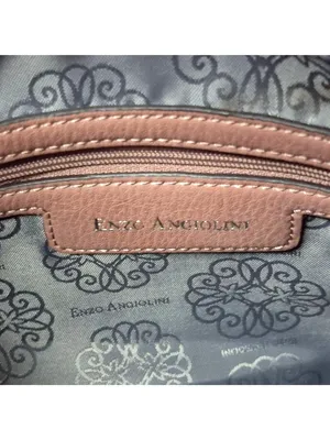 Enzo Angiolini Crossbody Shoulder Bag Pink Faux Leather Purse Handles & Strap thumbnail 9