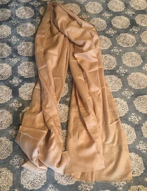 Pashmina nwt full, fine $375 Kashmir Paradise Arts Beige cashmere thumbnail 1