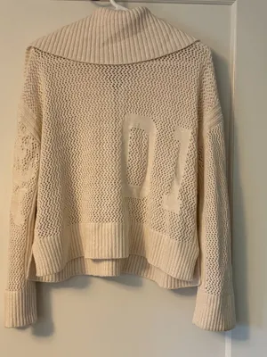 Anthropologie daily practice Half-Zip Oversized Pullover Sweater size medium thumbnail 8