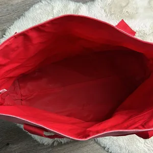 Tommy Hilfiger Red and White Large Tote Bag thumbnail 7