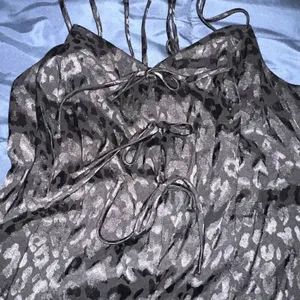Free people intimately silky Bow-Dacious Mini Slip Dress animal leopard print go thumbnail 11
