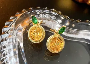 & Other Stories Adorable Lemon Design Stud Earrings NWT thumbnail 3