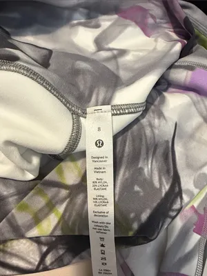 Lululemon 8 Align Throwback Print High Rise Pant Yoga Workout Women’s Leggings thumbnail 8