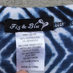 Fig & Blu Sleeveless Tie Dye Tunic Top | Tie Dye Sleeveless Shirt thumbnail 8