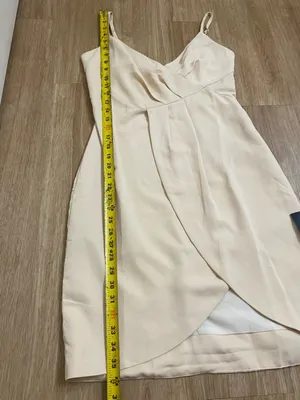 Lulu's Beige Wrap-Front Midi Dress thumbnail 6