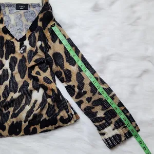 VICI‎ V-neck Animal Print Sweater Small New thumbnail 8