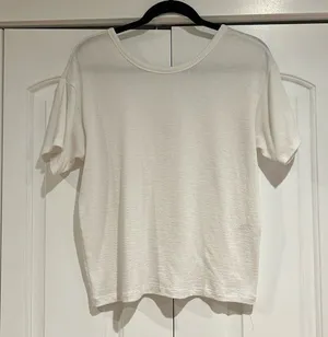 Rag & Bone‎ White Knit Open Back Tee Shirt. Size XS thumbnail 1