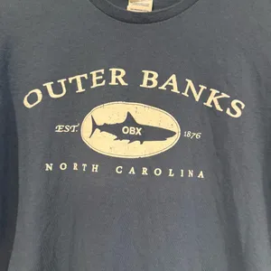 Blue Outer Banks Graphic Tee Size M thumbnail 2