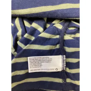 Liz Lange Maternity Target Striped Short Sleeve Ruched T-Shirt Navy Green S NEW‎ thumbnail 6