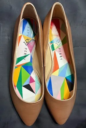 Katy Perry Women The Sister Ballet Flat Pointed Toe Size 10, Bronze thumbnail 1