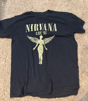 nirvana band tee Black thumbnail 1