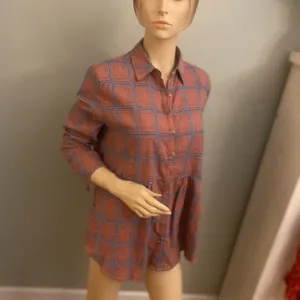 Entro Plaid babydoll blouse. 6 for‎ $36 thumbnail 7