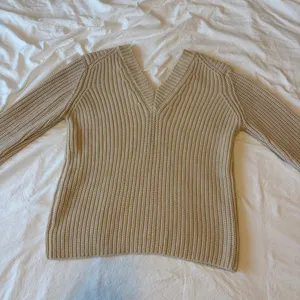 ZARA Cream Chunky Knit Sweater thumbnail 5