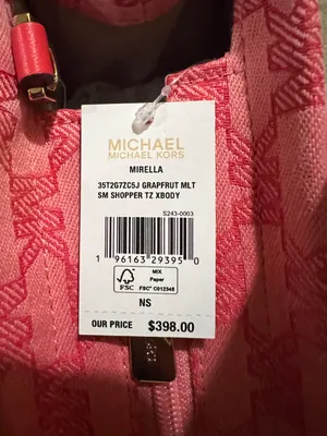 Michael Kors Mirella Small Shopper Top Zip Handbag | Crossbody Bag thumbnail 10
