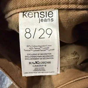 Kensie- Brown Wide Leg Cargo Style Pants Large Front Pockets Casual- Size 8 thumbnail 4