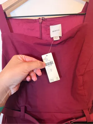 ANTHROPOLOGIE Sleeveless‎ Boat-Neck Mini Dress thumbnail 4
