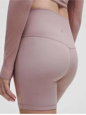 Lululemon Align High-Rise Short 6" Mauve Grey Size 14 NWOT thumbnail 5
