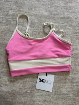 beach riot eva color block top size small nwt thumbnail 2