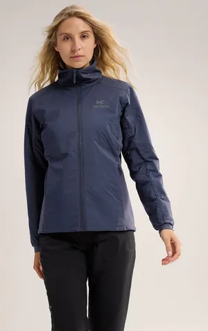 Arc’teryx Women’s Atom Jacket size L in black sapphire thumbnail 1