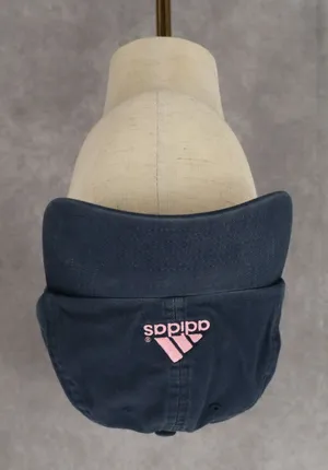 Adidas Blue Logo Performance‎ Athletic OSFM Baseball Cloth Strap Buckle Cap Hat thumbnail 1