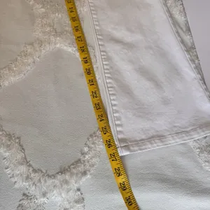 Calvin‎ Klein Women's Sz 2 White Denim Jeans Low Rise Flare 30x27 Short thumbnail 14