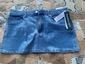 Mini Skirt Blue Size L thumbnail 1