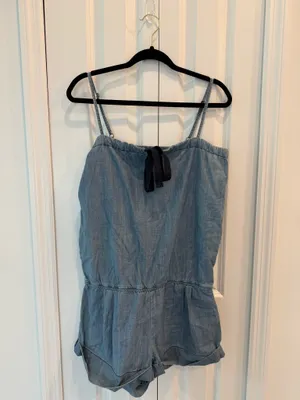 Seven7 Denim Cotton Romper thumbnail 2