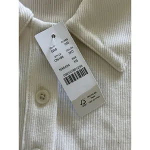 J‎ CREW NWT Perfect Rib Polo Shirt Size XS Cream Long Sleeve Knit Lightweight thumbnail 4