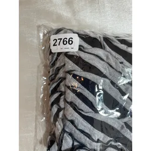 Nicole Miller Mini‎ Dress Women M Gray Black Ripple Bodycon Rave Y2K Retro Club thumbnail 12