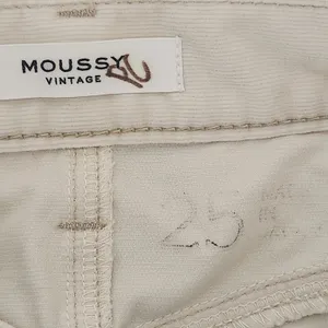 Moussy Vintage Cream Corduroy Skinny Pants Size 25 thumbnail 10
