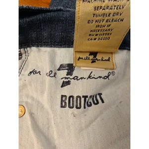 Women 7 For All Mankind Bootcut Jeans Blue Size 31 thumbnail 3
