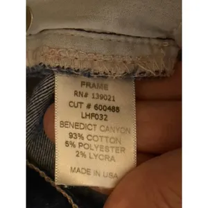 FRAME Le High‎ Flare Benedict Canyon Dark Wash High Rise Jeans Size 32 (30x30) thumbnail 5