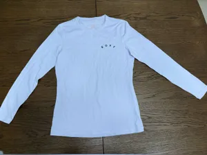 NWOT Roxy White Long-Sleeve Swim Shirt Sun Protection thumbnail 1