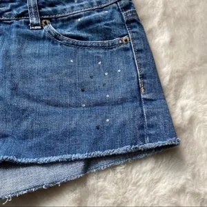 American Eagle‎ Paint Splatter Denim Short thumbnail 2