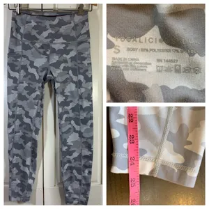 Yogalicious Lux Camo Leggings High Waist Pockets Athleisure Activewear‎ Size S thumbnail 9