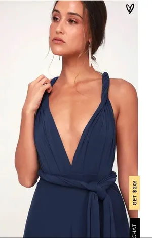 Lulu’s Exclusive Tricks of The Trade Navy Dress thumbnail 7