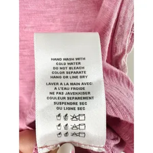 Eri + Ali Anthropologie Pink Eyelet Lace Back‎ Tank Top Small Cotton V-Neck Boho thumbnail 12