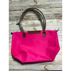 Source Unknown Nylon Hot Pink Tote Bag School Shoulder NWT thumbnail 2