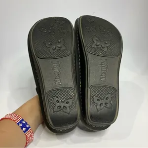 Alegria Paloma poker face‎ mary Jane comfort Shoes gold black size 37 thumbnail 5