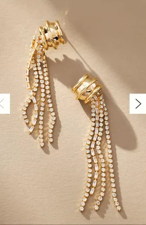 NWT Gold Plated Earrings thumbnail 1