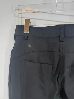 Lululemon City Sleek 5 Pocket 7/8 Pant in Black Size 4 thumbnail 7